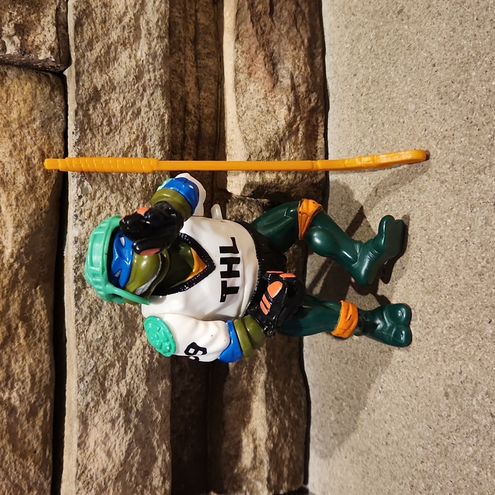 Vintage 1991 Playmates TMNT Teenage Mutant Ninja Turtles Slap Shot Leo